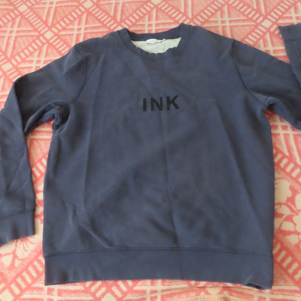 rare SUNSPEL x PERFUMER H creator Lyn Harris sweatshirt sz M blue unisex